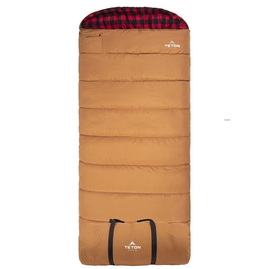 TETON Sports Deer Hunter -35 Degree Sleeping Bags. Warm and Comfortable Camping Sleeping Bag, TETON Tough Canvas Shell for Camping, Hunting, and Cold Weather